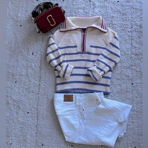 JCrew Half Zip Sweater